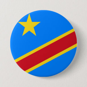 Flagga i Demokratiska republiken Kongo Knapp
