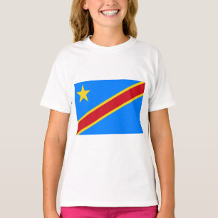 Flagga i Demokratiska republiken Kongo T Shirt