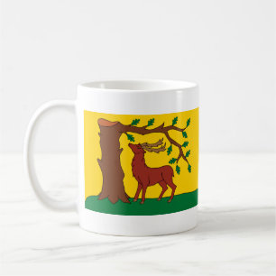 Flagga i det historiska grevskapet Berkshire Coffe Kaffemugg