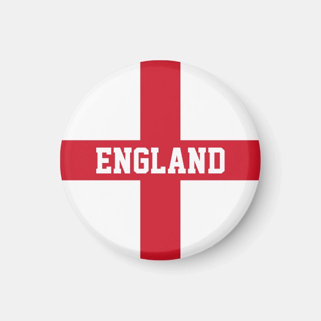 Flagga i England Magnet (Framsidan)