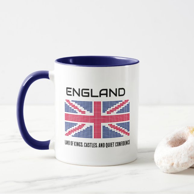 Flagga i England Mugg (Med munk)