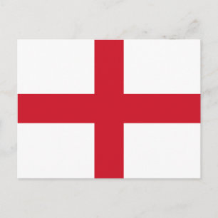 Flagga i England Vykort