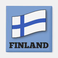 Flagga i Finland anpassad design
