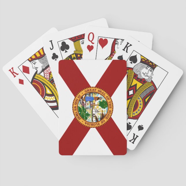 Flagga i Florida Casinokort (Baksidan)
