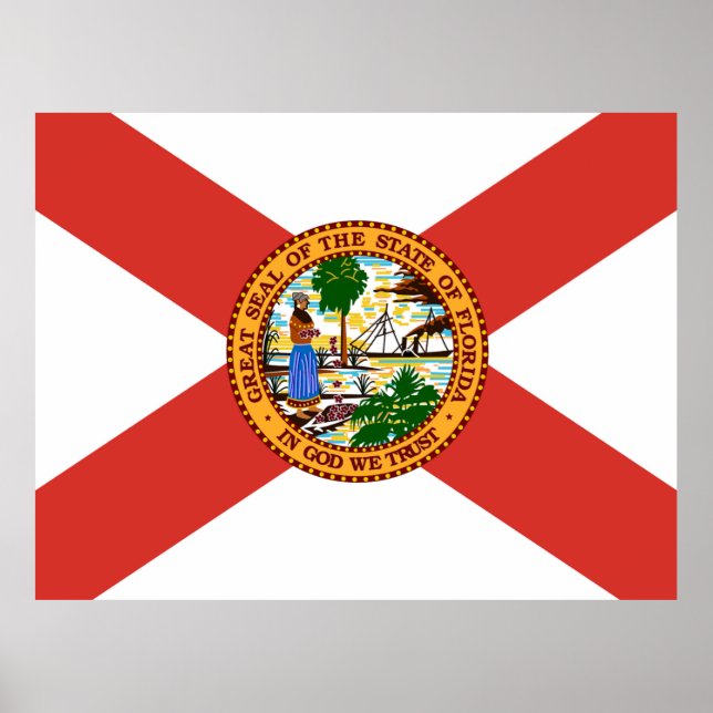Flagga i Florida Poster (Framsidan)