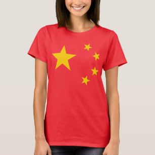Flagga i Folkrepubliken China Tee