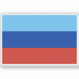 Flagga i Folkrepubliken Lugansk Klistermärken