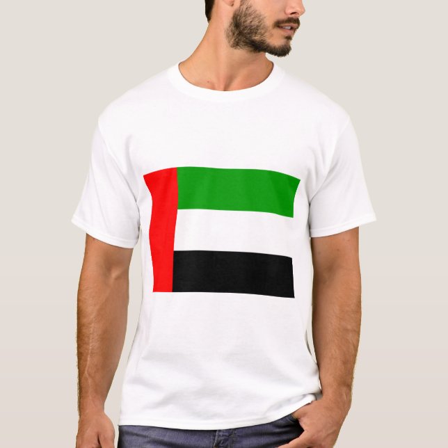 Flagga i Förenade Arabemiraten T Shirt (Framsida)
