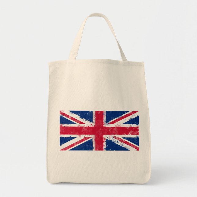 Flagga i Förenade kungariket eller Union Jack Tygkasse (Framsidan)