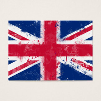 Flagga i Förenade kungariket eller Union Jack Visitkort