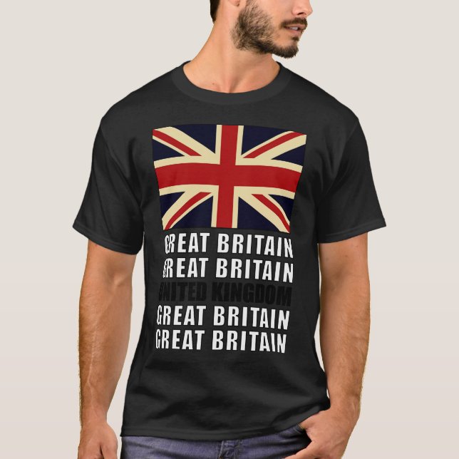 Flagga i Förenade kungariket T Shirt (Framsida)