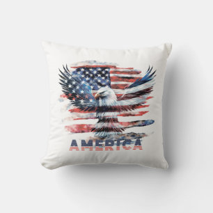 Flagga i Förenade Stater. Amerika Kudde