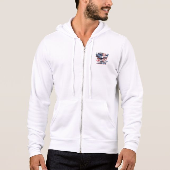 Flagga i Förenade Stater. Amerika T Shirt (Framsida)