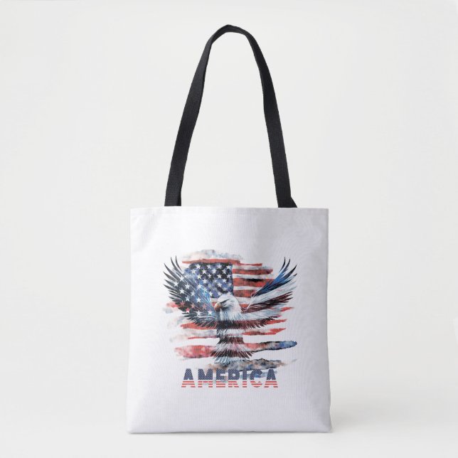 Flagga i Förenade Stater. Amerika Tygkasse (Framsida)