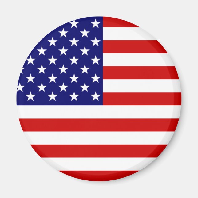 Flagga i Förenade Stater Magnet (Framsidan)