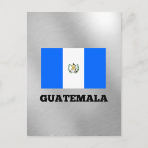 flagga i Guatemala, märkt Vykort