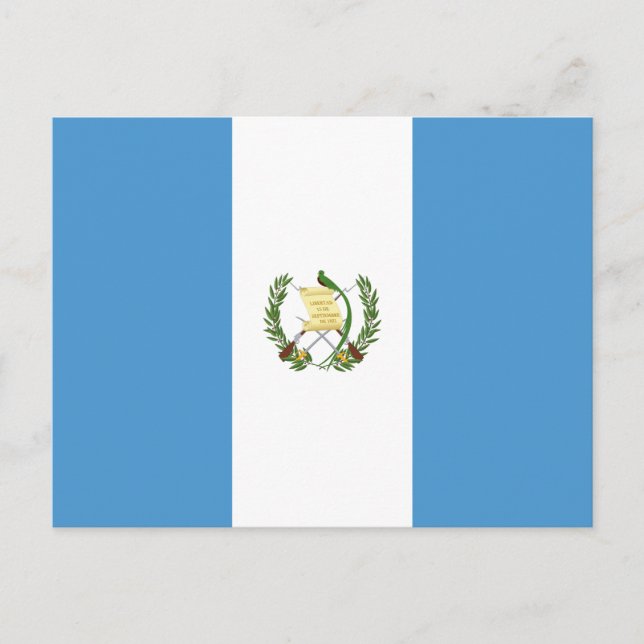 Flagga i Guatemala Vykort (Framsida)