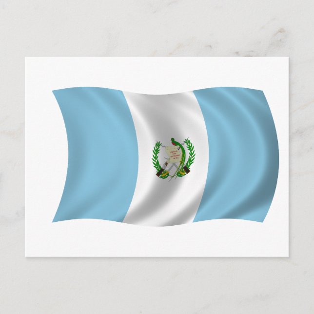 Flagga i Guatemala Vykort (Framsida)