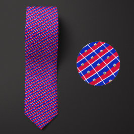 Flagga i Haiti Mönster Slips