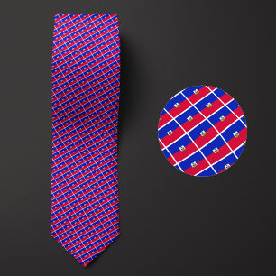 Flagga i Haiti Mönster Slips