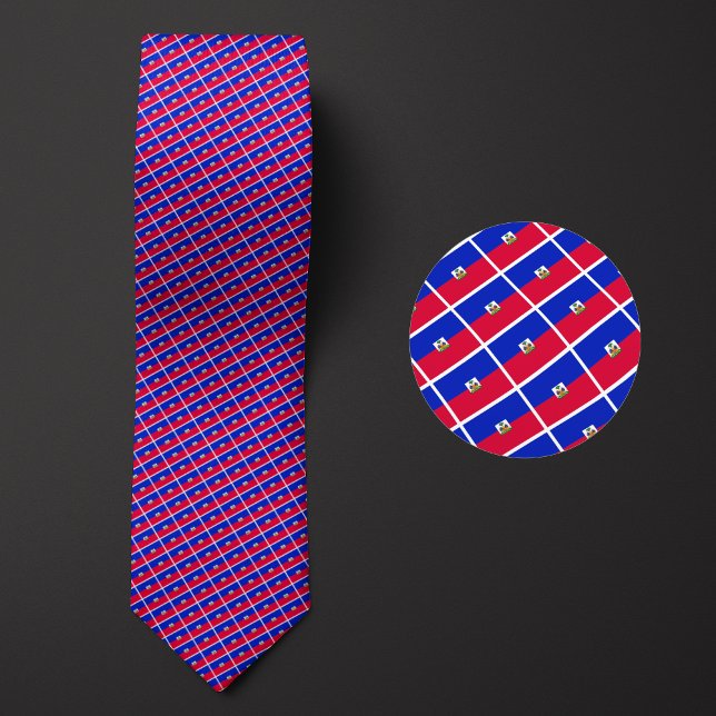 Flagga i Haiti Mönster Slips (Skapare uppladdad)