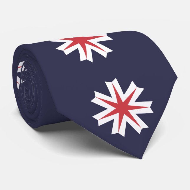 Flagga i Hokkaido-prefekturen, Japan Slips (Rullad)