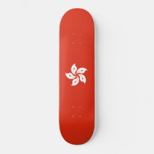 Flagga i Hongkong Mini Skateboard Bräda 18,5 Cm
