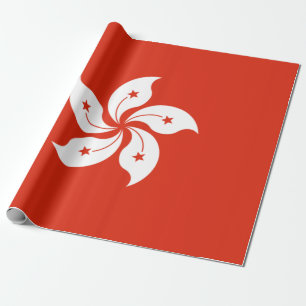 Flagga i Hongkong Presentpapper