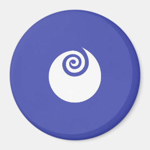 Flagga i Ibaraki-prefekturen, Japan Magnet