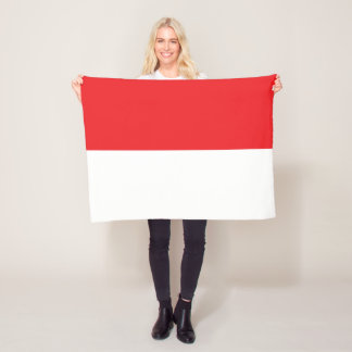 Flagga i Indonesien Fleecefilt