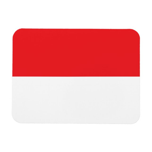 Flagga i Indonesien Magnet (Horisontell)