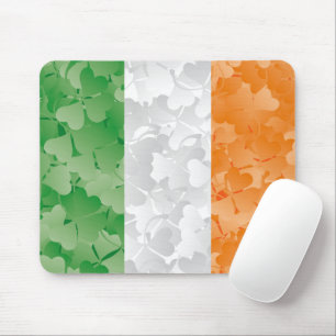 Flagga i Irland med schaktmassor mönster Musmatta