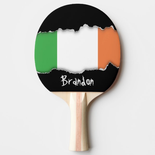 Flagga i Irland Pingisracket (Framsidan)