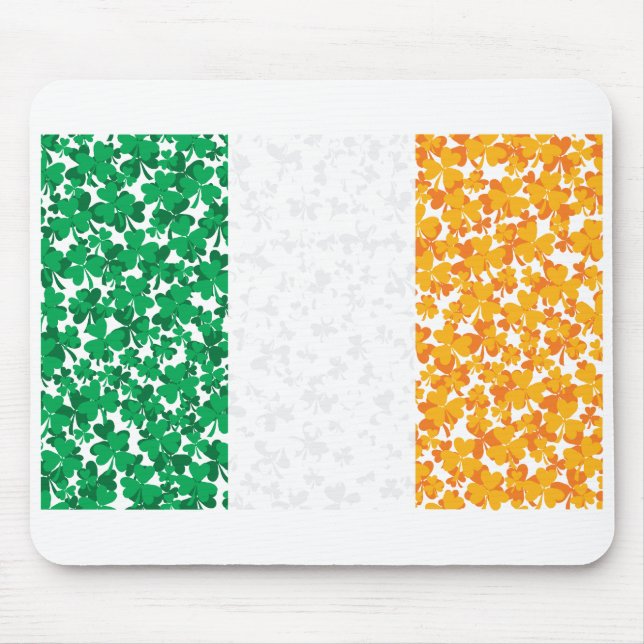 Flagga i Irland Shamrocks Musmatta (Framsidan)