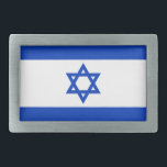 Flagga i Israel Bälte Buckle<br><div class="desc">Flagga i Israel Bälte Buckle</div>