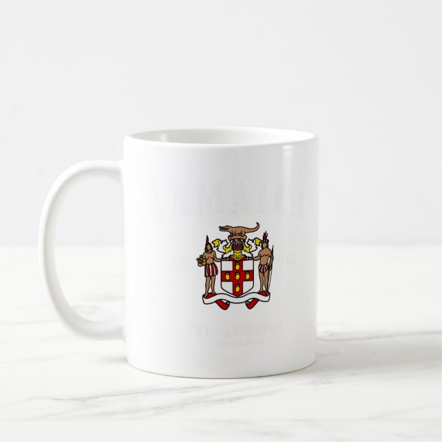 Flagga i Jamaica Kaffemugg (Vänster)