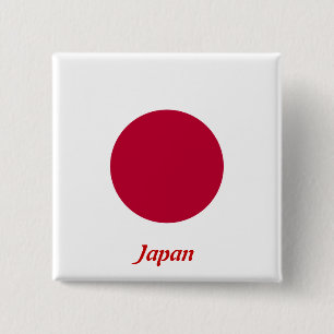 Flagga i Japan Knapp