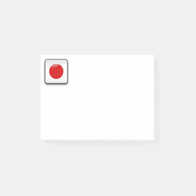 Flagga i Japan Post-it Block (Framsida)
