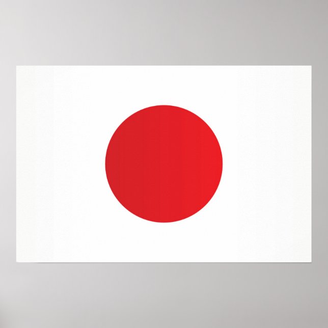 Flagga i Japan Poster (Framsidan)