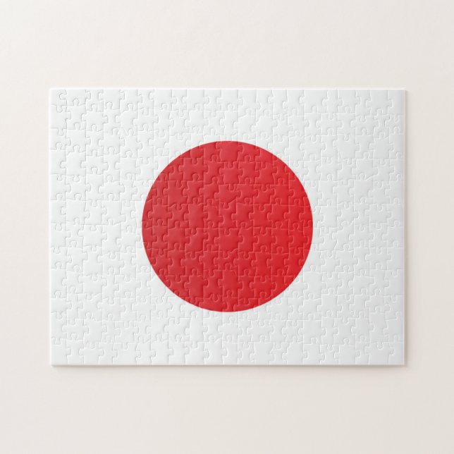 Flagga i Japan Pussel (Horisontell)