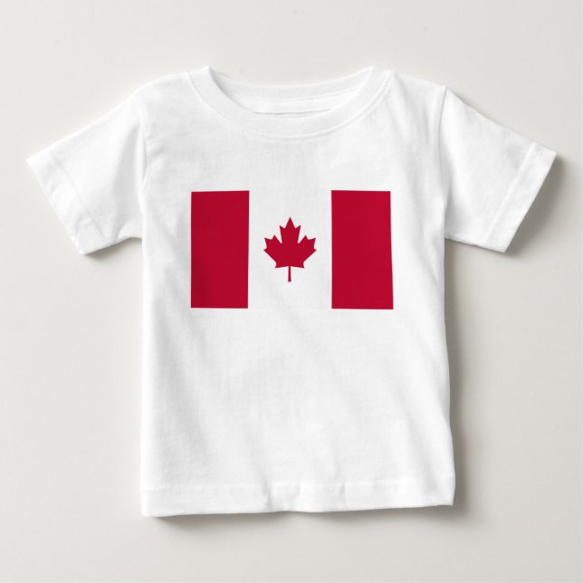 Flagga i Kanada T Shirt (Framsida)