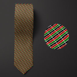 Flagga i Kenya Mönster Slips