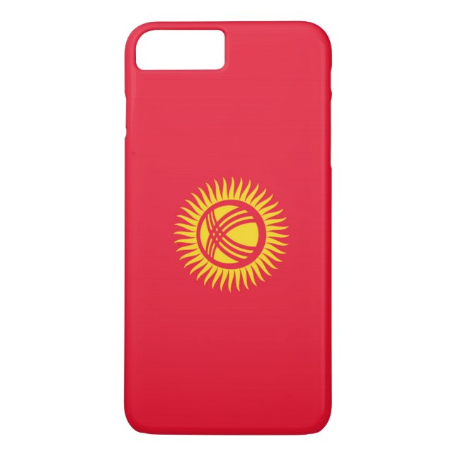 Flagga i Kirgizistan Case-Mate iPhone Skal (Baksida)