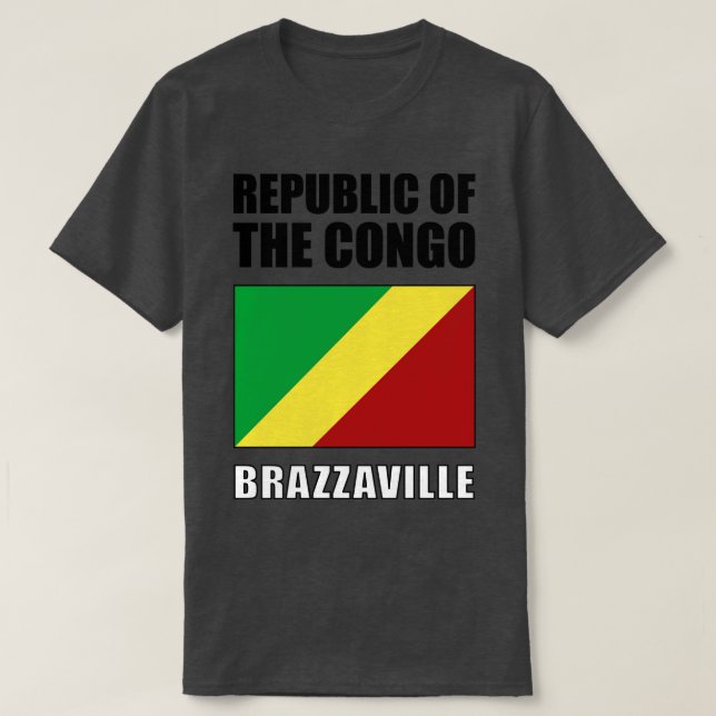 Flagga i Kongo T Shirt (Design framsida)