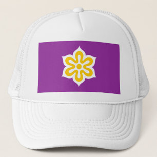 Flagga i Kyotoprefekturen, Japan Keps