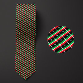 Flagga i Libyen Mönster Slips