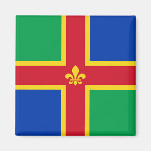 Flagga i Lincolnshire Magnet