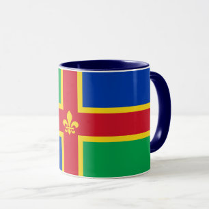 Flagga i Lincolnshire Mugg