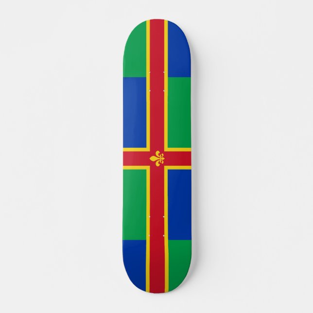Flagga i Lincolnshire Skateboard (Framsida)