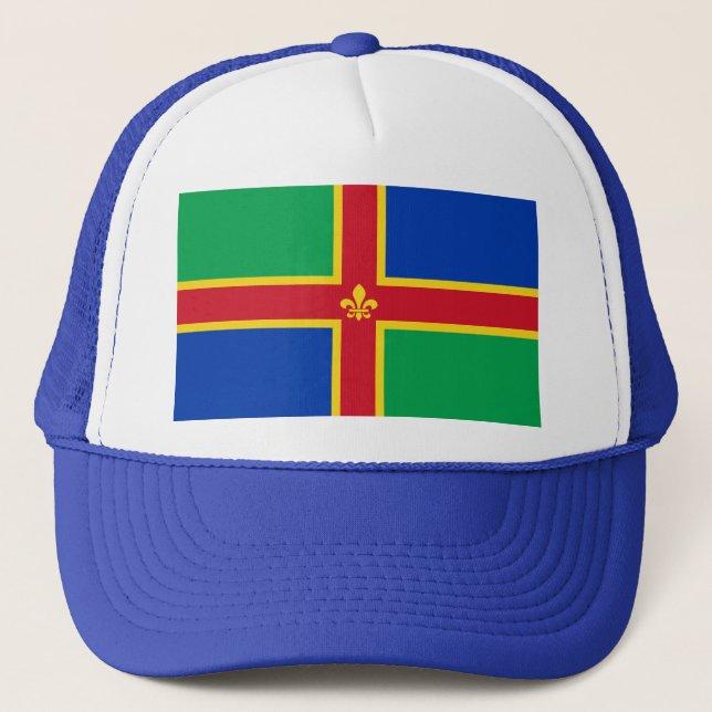 Flagga i Lincolnshire Truckerkeps (Framsida)